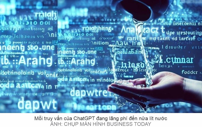 ChatGPT 'ngốn' nửa lít nước cho mỗi câu hỏi từ người dùng